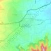 Topografische kaart Jilotepec de Molina Enriquez, hoogte, reliëf