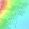 Topografische kaart San Pablo, hoogte, reliëf