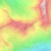 Topografische kaart Tête de Girardin, hoogte, reliëf