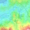 Topografische kaart A Galindra, hoogte, reliëf
