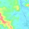 Topografische kaart Cadong, hoogte, reliëf
