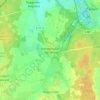 Topografische kaart Komptendorf, hoogte, reliëf