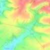 Topografische kaart Le Voyon, hoogte, reliëf