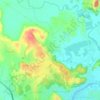 Topografische kaart Sarılar, hoogte, reliëf