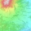 Topografische kaart Bandungan, hoogte, reliëf