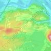 Topografische kaart Greuth, hoogte, reliëf