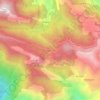 Topografische kaart Haathi Paon, hoogte, reliëf