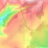 Topografische kaart La Cañada, hoogte, reliëf