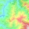 Topografische kaart pang, hoogte, reliëf