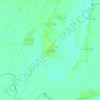 Topografische kaart Kone Gyi, hoogte, reliëf