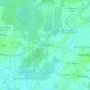 Topografische kaart Pokok Machang, hoogte, reliëf