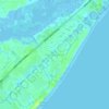 Topografische kaart Palmetto Dunes, hoogte, reliëf