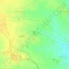 Topografische kaart Tulsi, hoogte, reliëf