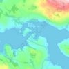 Topografische kaart Kylesku, hoogte, reliëf