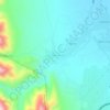 Topografische kaart Los Troncones, hoogte, reliëf