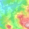 Topografische kaart A Ramiscosa, hoogte, reliëf
