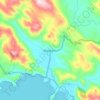 Topografische kaart Vilquechico, hoogte, reliëf