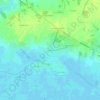Topografische kaart La Cartrée, hoogte, reliëf