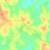 Topografische kaart Lassater, hoogte, reliëf
