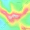 Topografische kaart Победа, hoogte, reliëf