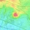 Topografische kaart Horsenden Hill, hoogte, reliëf