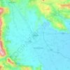 Topografische kaart Τρίκαλα, hoogte, reliëf
