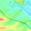 Topografische kaart Manjarín, hoogte, reliëf