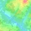 Topografische kaart Buisson, hoogte, reliëf
