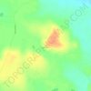 Topografische kaart Haapakallio, hoogte, reliëf