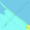 Topografische kaart Pukehina Beach, hoogte, reliëf
