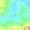Topografische kaart Santana do Rio Preto - Cabeça de Boi, hoogte, reliëf