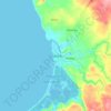 Topografische kaart Tinambac, hoogte, reliëf