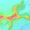Topografische kaart Marunji tekdi, hoogte, reliëf