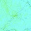 Topografische kaart Thirunallar, hoogte, reliëf