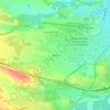Topografische kaart Galinier, hoogte, reliëf