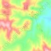 Topografische kaart Mola del Puig Cabrer, hoogte, reliëf