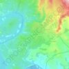 Topografische kaart Lore-Toki, hoogte, reliëf