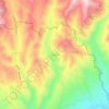 Topografische kaart Arpadere, hoogte, reliëf