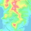 Topografische kaart Bagong Silang, hoogte, reliëf