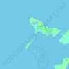 Topografische kaart Goat Cay, hoogte, reliëf