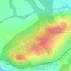 Topografische kaart Las Zorreras, hoogte, reliëf