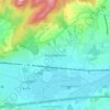 Topografische kaart Eicken-Bruche, hoogte, reliëf