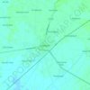 Topografische kaart Jalalabad, hoogte, reliëf