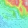 Topografische kaart Tessara, hoogte, reliëf