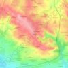 Topografische kaart L'Ormeau, hoogte, reliëf