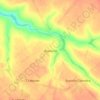 Topografische kaart Дамаска, hoogte, reliëf