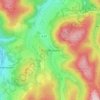 Topografische kaart Bruchhausen, hoogte, reliëf