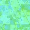 Topografische kaart Raleigh, hoogte, reliëf