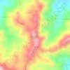 Topografische kaart Cerro Herencia, hoogte, reliëf
