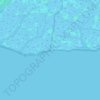 Topografische kaart Thompsons Beach, hoogte, reliëf